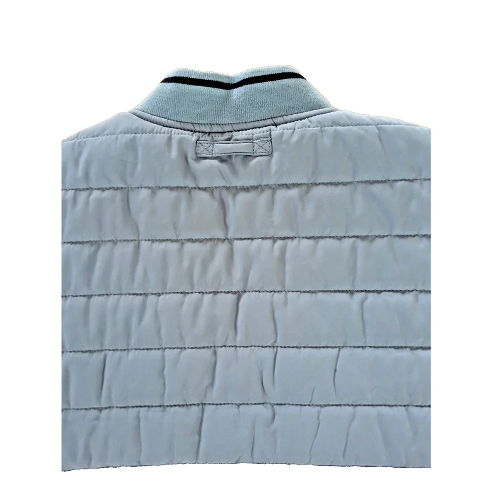 HAZZYS Kids Puffer Vest 13y Blue Zip Korean Lined Down Quilted